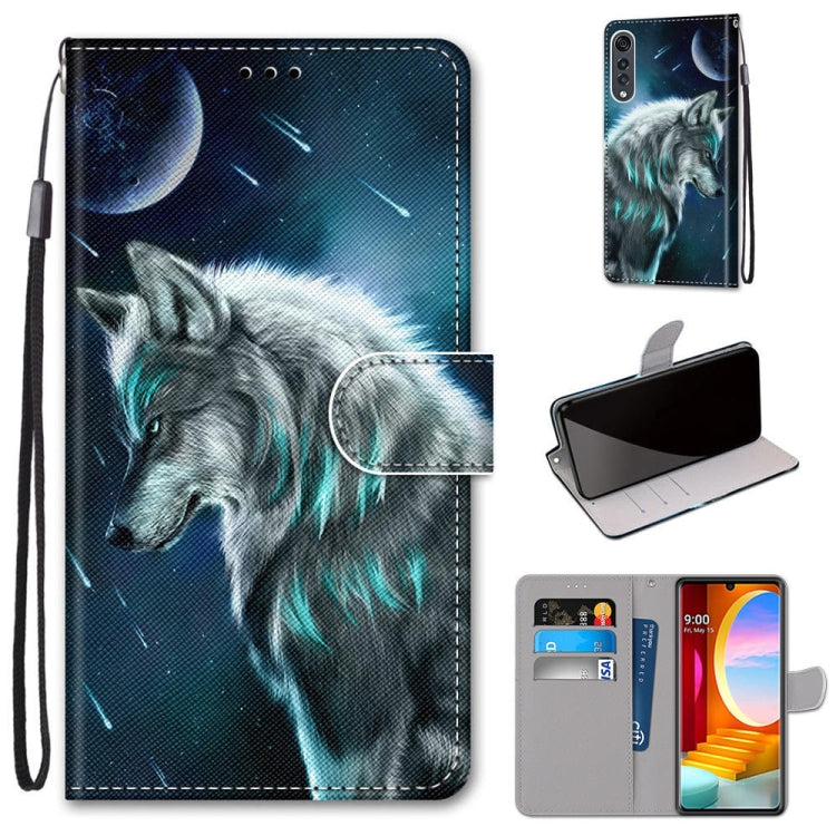 Coloured Drawing Cross Texture Horizontal Flip PU Leather Case with Holder & Card Slots & Wallet & Lanyard, For LG K31, For LG K61, For LG Velvet, For Motorola Moto E (2020)