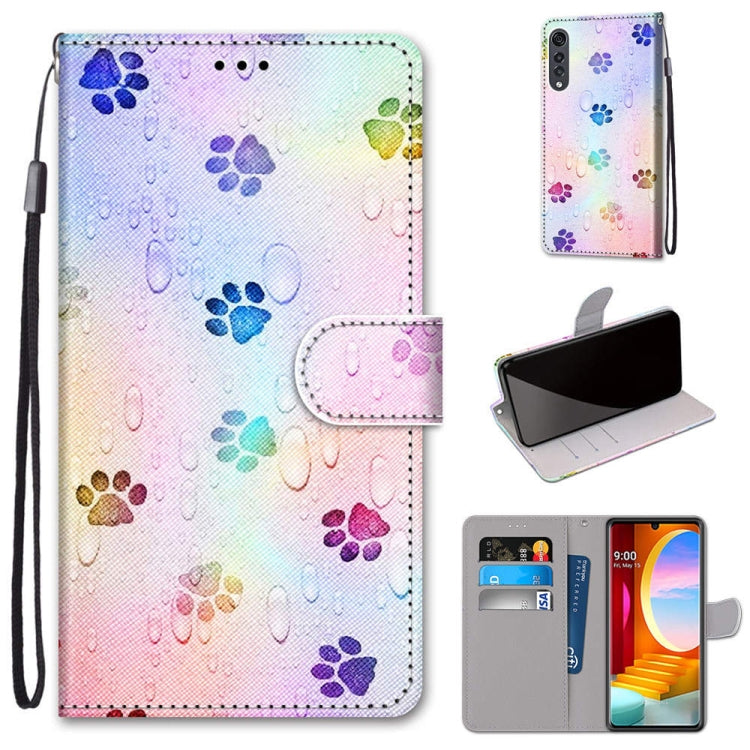Coloured Drawing Cross Texture Horizontal Flip PU Leather Case with Holder & Card Slots & Wallet & Lanyard, For LG K31, For LG K61, For LG Velvet, For Motorola Moto E (2020)