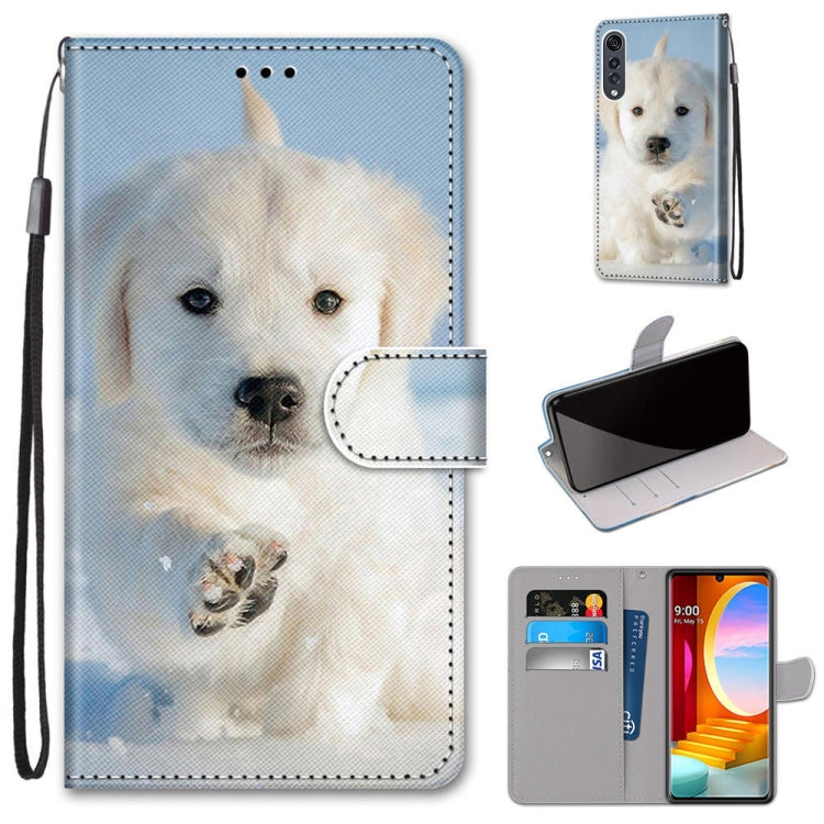 Coloured Drawing Cross Texture Horizontal Flip PU Leather Case with Holder & Card Slots & Wallet & Lanyard, For LG K31, For LG K61, For LG Velvet, For Motorola Moto E (2020)