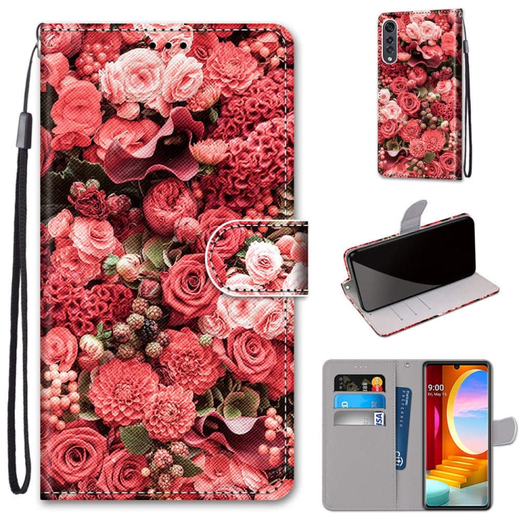 Coloured Drawing Cross Texture Horizontal Flip PU Leather Case with Holder & Card Slots & Wallet & Lanyard, For LG K31, For LG K61, For LG Velvet, For Motorola Moto E (2020)