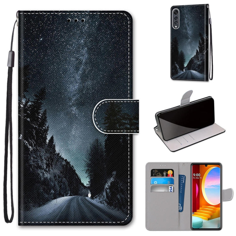 Coloured Drawing Cross Texture Horizontal Flip PU Leather Case with Holder & Card Slots & Wallet & Lanyard, For LG K31, For LG K61, For LG Velvet, For Motorola Moto E (2020)
