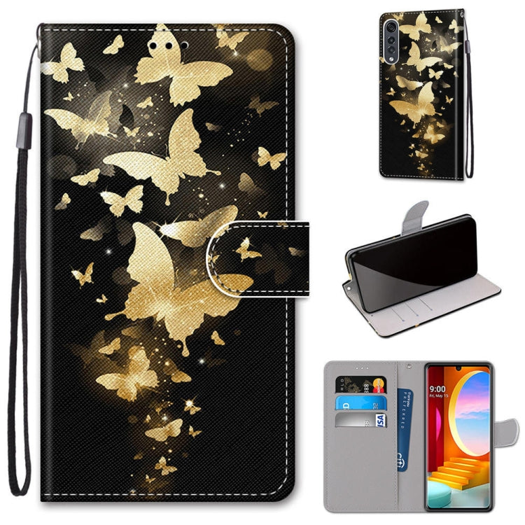 Coloured Drawing Cross Texture Horizontal Flip PU Leather Case with Holder & Card Slots & Wallet & Lanyard, For LG K31, For LG K61, For LG Velvet, For Motorola Moto E (2020)
