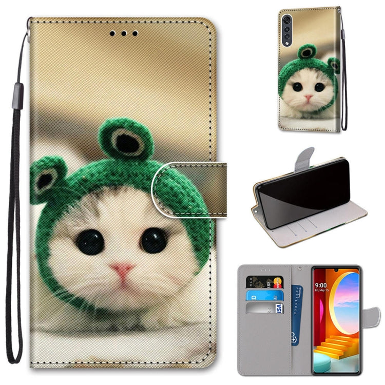 Coloured Drawing Cross Texture Horizontal Flip PU Leather Case with Holder & Card Slots & Wallet & Lanyard, For LG K31, For LG K61, For LG Velvet, For Motorola Moto E (2020)