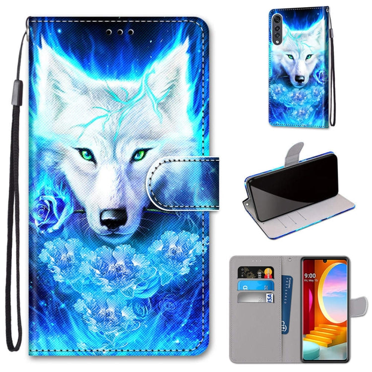 Coloured Drawing Cross Texture Horizontal Flip PU Leather Case with Holder & Card Slots & Wallet & Lanyard, For LG K31, For LG K61, For LG Velvet, For Motorola Moto E (2020)