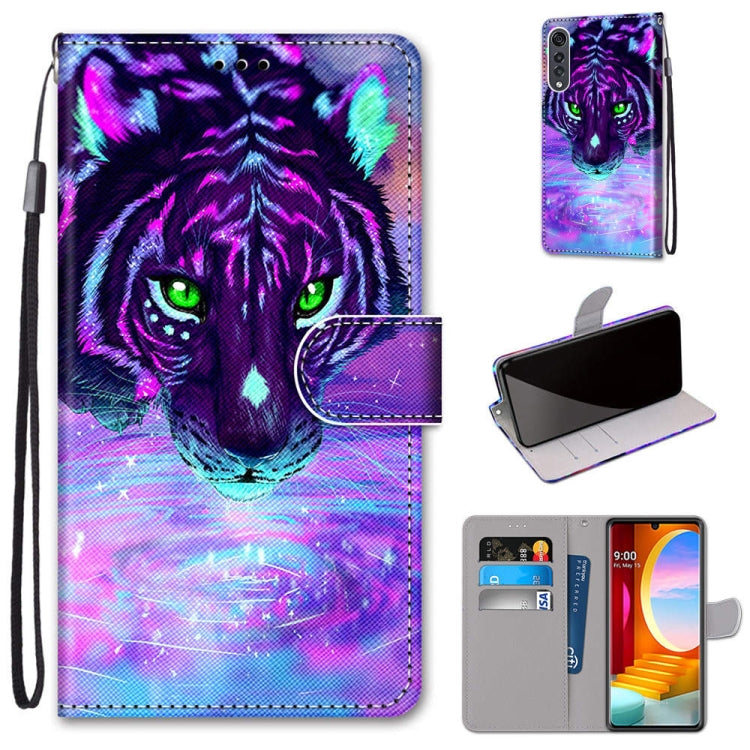 Coloured Drawing Cross Texture Horizontal Flip PU Leather Case with Holder & Card Slots & Wallet & Lanyard, For LG K31, For LG K61, For LG Velvet, For Motorola Moto E (2020)