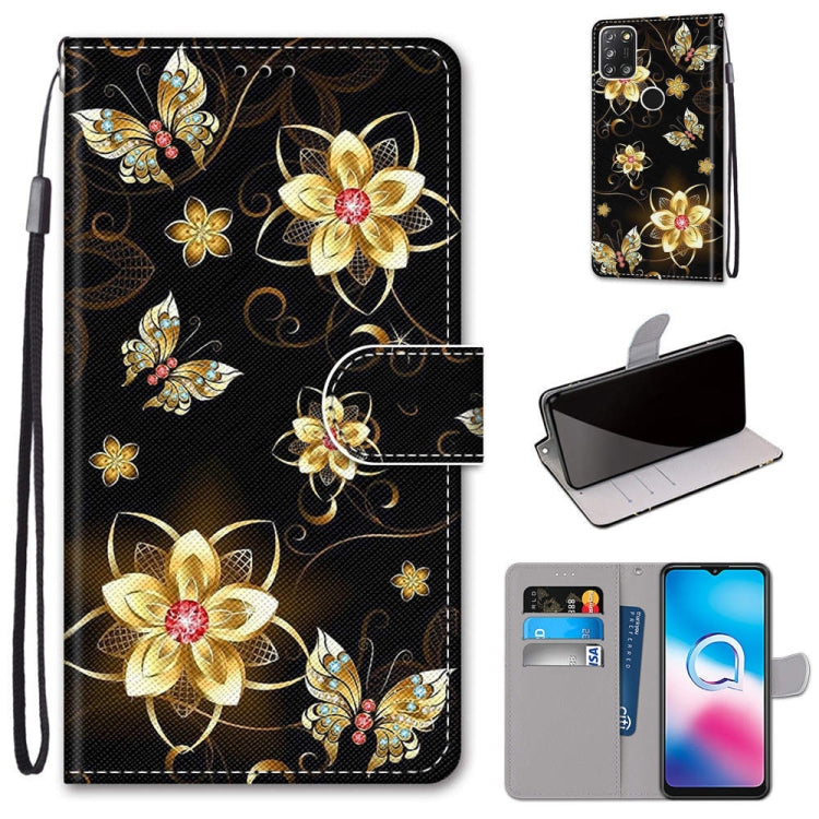 Coloured Drawing Cross Texture Horizontal Flip PU Leather Case with Holder & Card Slots & Wallet & Lanyard, For Motorola Moto E7 Plus / G9 Play / G9, For Motorola Moto G Power (2020), For Motorola Moto G8, For Motorola Moto G8 Power, For Alcatel 3X 2020