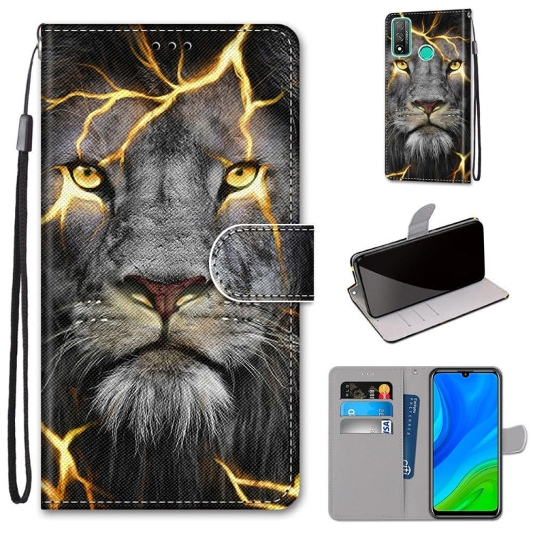 Coloured Drawing Cross Texture Horizontal Flip PU Leather Case with Holder & Card Slots & Wallet & Lanyard, For Huawei P Smart (2020), For Huawei Y5p / Honor 9S, For Huawei Y6p, For Huawei Y8s