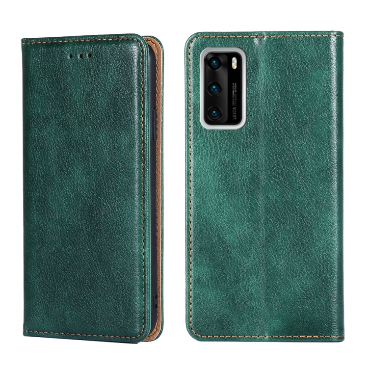 PU + TPU Gloss Oil Solid Color Magnetic Horizontal Flip Leather Case with Holder & Card Slot & Wallet, For Huawei P smart 2020, For Huawei P40, For Huawei P40 Pro, For Huawei P40 lite 5G, For Huawei Mate 30, For Huawei Mate 30 Pro, For Huawei Mate 30 L...