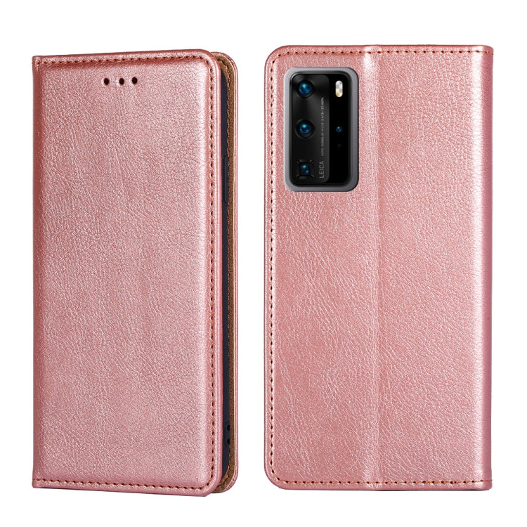PU + TPU Gloss Oil Solid Color Magnetic Horizontal Flip Leather Case with Holder & Card Slot & Wallet, For Huawei P smart 2020, For Huawei P40, For Huawei P40 Pro, For Huawei P40 lite 5G, For Huawei Mate 30, For Huawei Mate 30 Pro, For Huawei Mate 30 L...