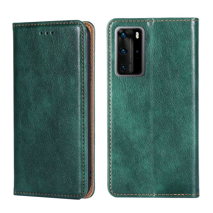 PU + TPU Gloss Oil Solid Color Magnetic Horizontal Flip Leather Case with Holder & Card Slot & Wallet, For Huawei P smart 2020, For Huawei P40, For Huawei P40 Pro, For Huawei P40 lite 5G, For Huawei Mate 30, For Huawei Mate 30 Pro, For Huawei Mate 30 L...