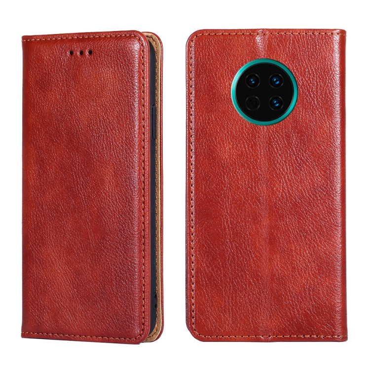 PU + TPU Gloss Oil Solid Color Magnetic Horizontal Flip Leather Case with Holder & Card Slot & Wallet, For Huawei P smart 2020, For Huawei P40, For Huawei P40 Pro, For Huawei P40 lite 5G, For Huawei Mate 30, For Huawei Mate 30 Pro, For Huawei Mate 30 L...