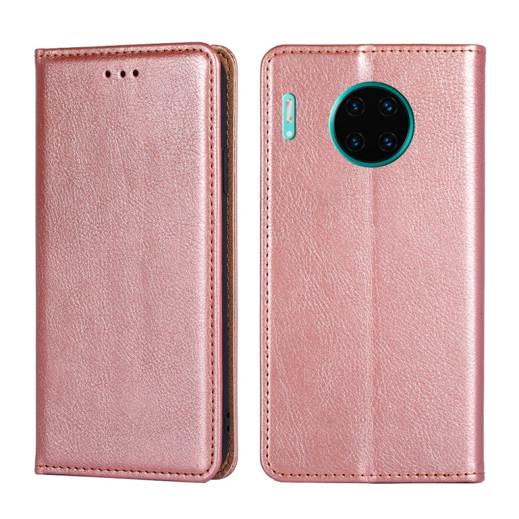 PU + TPU Gloss Oil Solid Color Magnetic Horizontal Flip Leather Case with Holder & Card Slot & Wallet, For Huawei P smart 2020, For Huawei P40, For Huawei P40 Pro, For Huawei P40 lite 5G, For Huawei Mate 30, For Huawei Mate 30 Pro, For Huawei Mate 30 L...