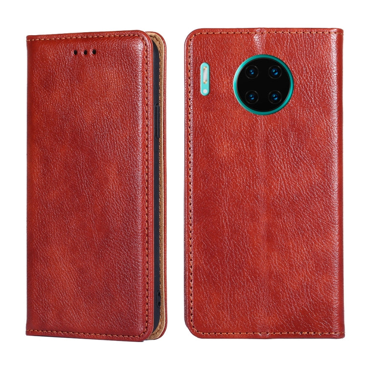 PU + TPU Gloss Oil Solid Color Magnetic Horizontal Flip Leather Case with Holder & Card Slot & Wallet, For Huawei P smart 2020, For Huawei P40, For Huawei P40 Pro, For Huawei P40 lite 5G, For Huawei Mate 30, For Huawei Mate 30 Pro, For Huawei Mate 30 L...