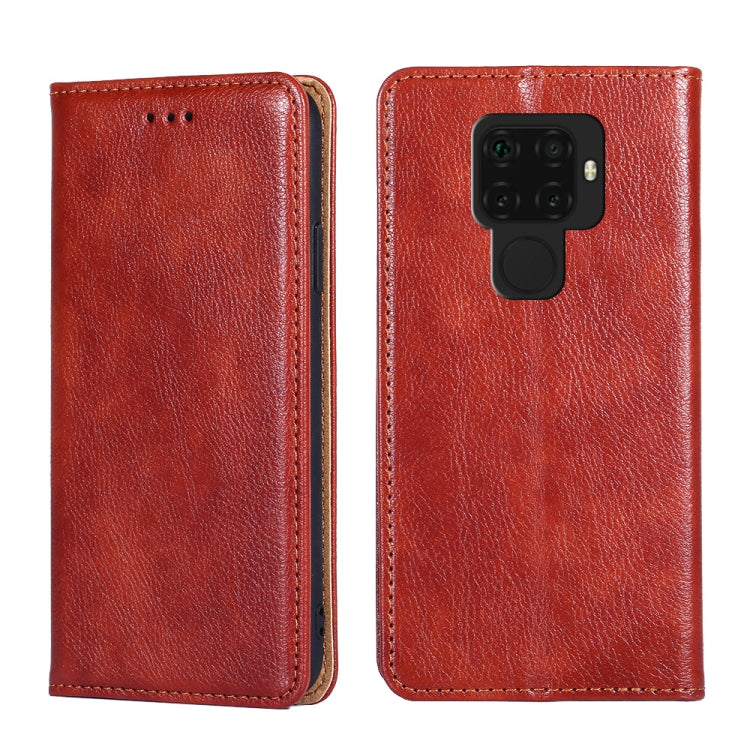 PU + TPU Gloss Oil Solid Color Magnetic Horizontal Flip Leather Case with Holder & Card Slot & Wallet, For Huawei P smart 2020, For Huawei P40, For Huawei P40 Pro, For Huawei P40 lite 5G, For Huawei Mate 30, For Huawei Mate 30 Pro, For Huawei Mate 30 L...