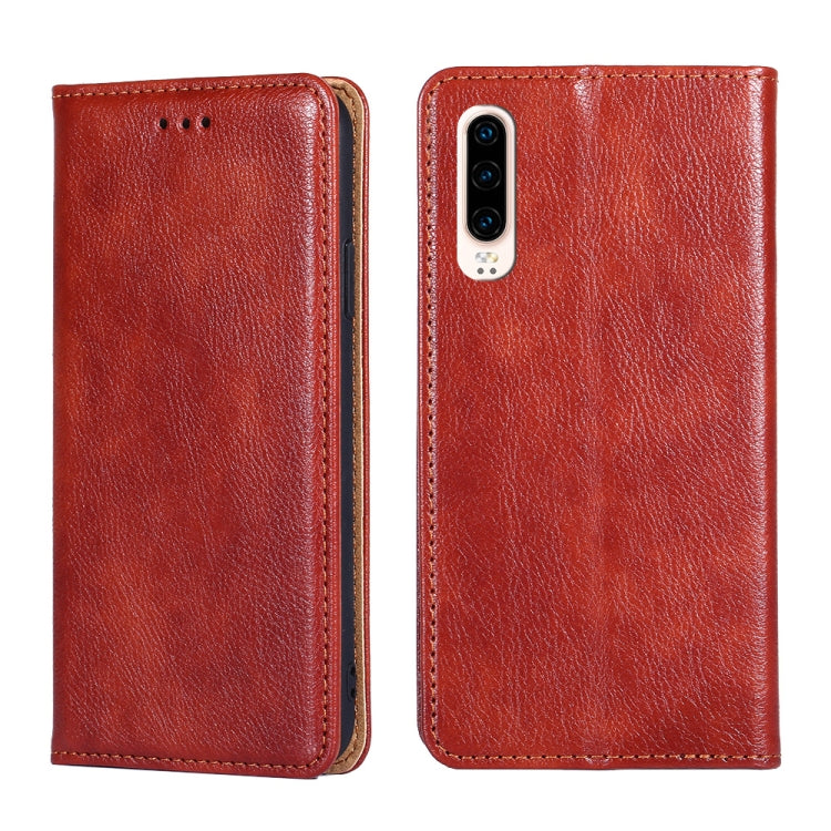 PU + TPU Gloss Oil Solid Color Magnetic Horizontal Flip Leather Case with Holder & Card Slot & Wallet, For Huawei P smart 2020, For Huawei P40, For Huawei P40 Pro, For Huawei P40 lite 5G, For Huawei Mate 30, For Huawei Mate 30 Pro, For Huawei Mate 30 L...