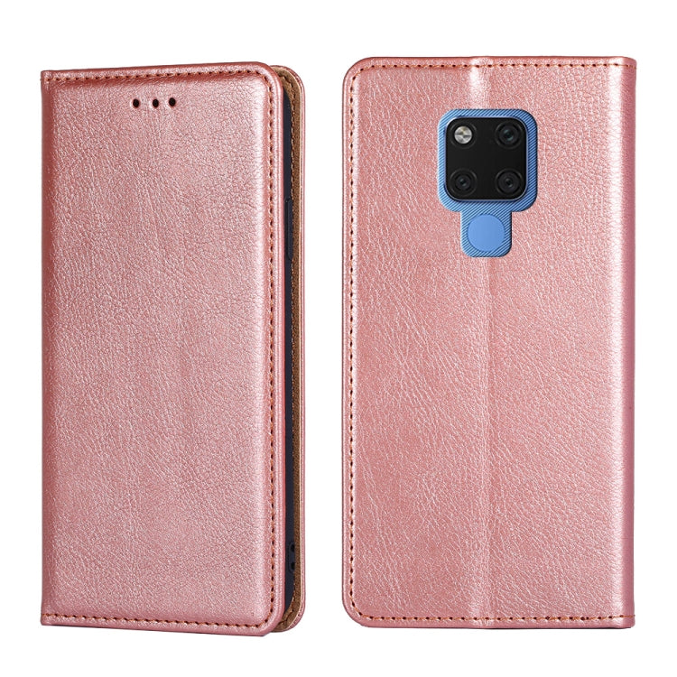 PU + TPU Gloss Oil Solid Color Magnetic Horizontal Flip Leather Case with Holder & Card Slot & Wallet, For Huawei P smart 2020, For Huawei P40, For Huawei P40 Pro, For Huawei P40 lite 5G, For Huawei Mate 30, For Huawei Mate 30 Pro, For Huawei Mate 30 L...