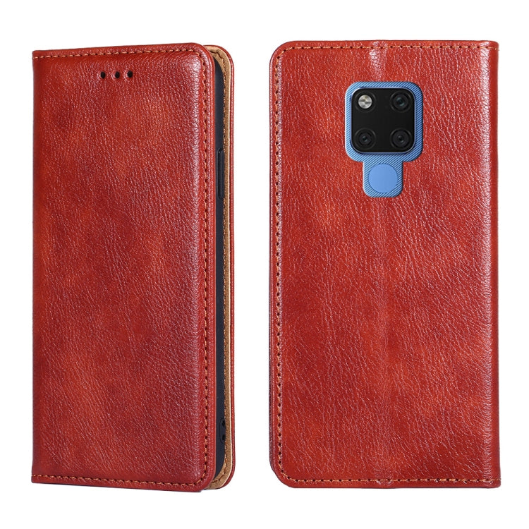 PU + TPU Gloss Oil Solid Color Magnetic Horizontal Flip Leather Case with Holder & Card Slot & Wallet, For Huawei P smart 2020, For Huawei P40, For Huawei P40 Pro, For Huawei P40 lite 5G, For Huawei Mate 30, For Huawei Mate 30 Pro, For Huawei Mate 30 L...