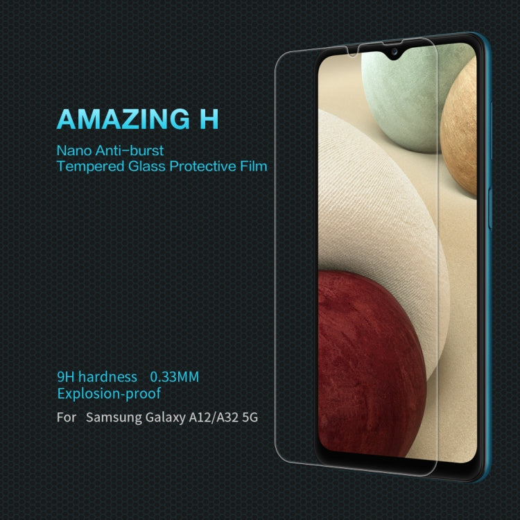 NILLKIN H Explosion-proof Tempered Glass Film, For Samsung Galaxy A12 & A32 5G