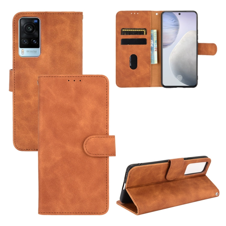 Solid Color Skin Feel Magnetic Buckle Horizontal Flip Calf Texture PU Leather Case with Holder & Card Slots & Wallet, For vivo X60 5G, For Nokia 5.4, For Xiaomi Mi 11, For UMIDIGI A7S