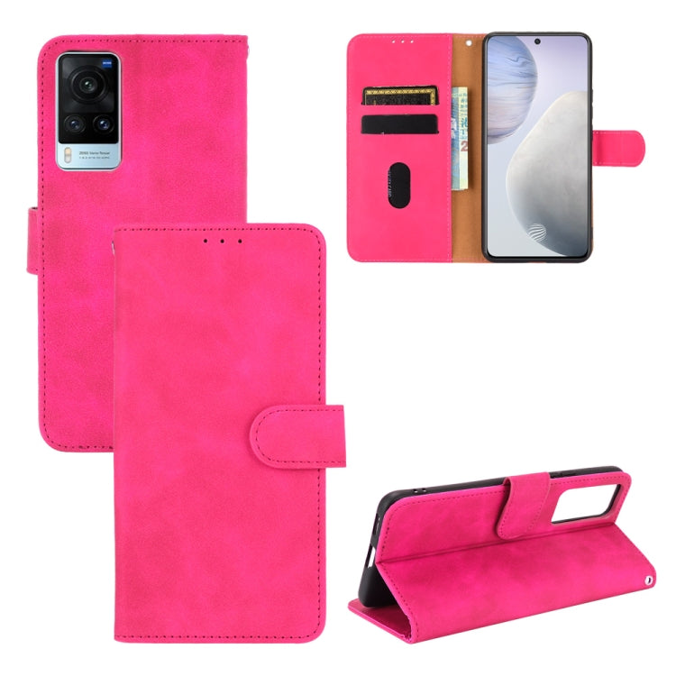 Solid Color Skin Feel Magnetic Buckle Horizontal Flip Calf Texture PU Leather Case with Holder & Card Slots & Wallet, For vivo X60 5G, For Nokia 5.4, For Xiaomi Mi 11, For UMIDIGI A7S