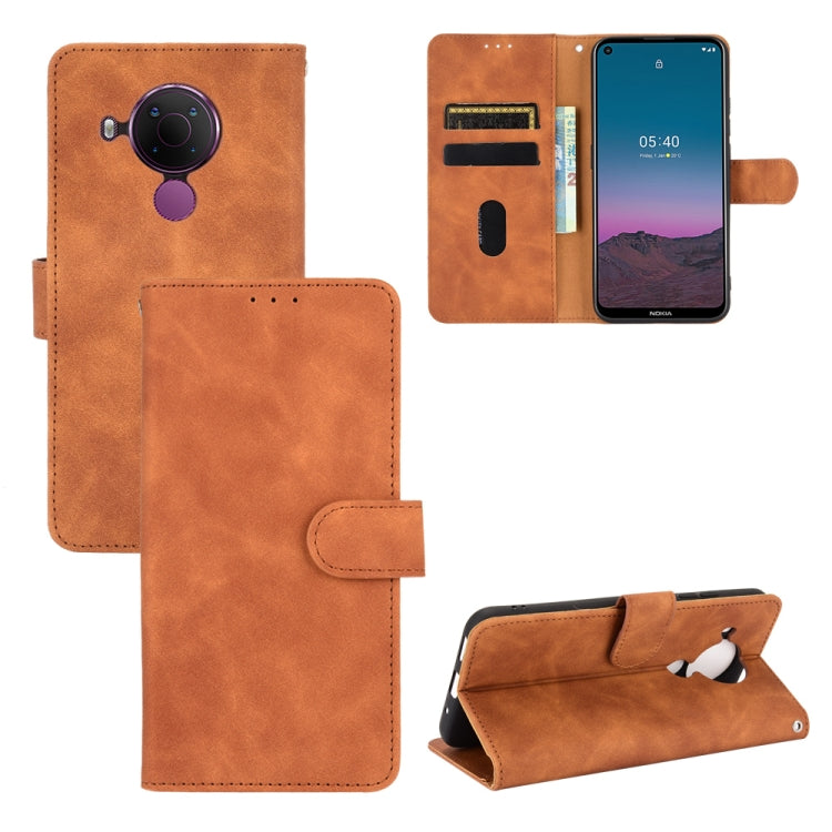 Solid Color Skin Feel Magnetic Buckle Horizontal Flip Calf Texture PU Leather Case with Holder & Card Slots & Wallet, For vivo X60 5G, For Nokia 5.4, For Xiaomi Mi 11, For UMIDIGI A7S