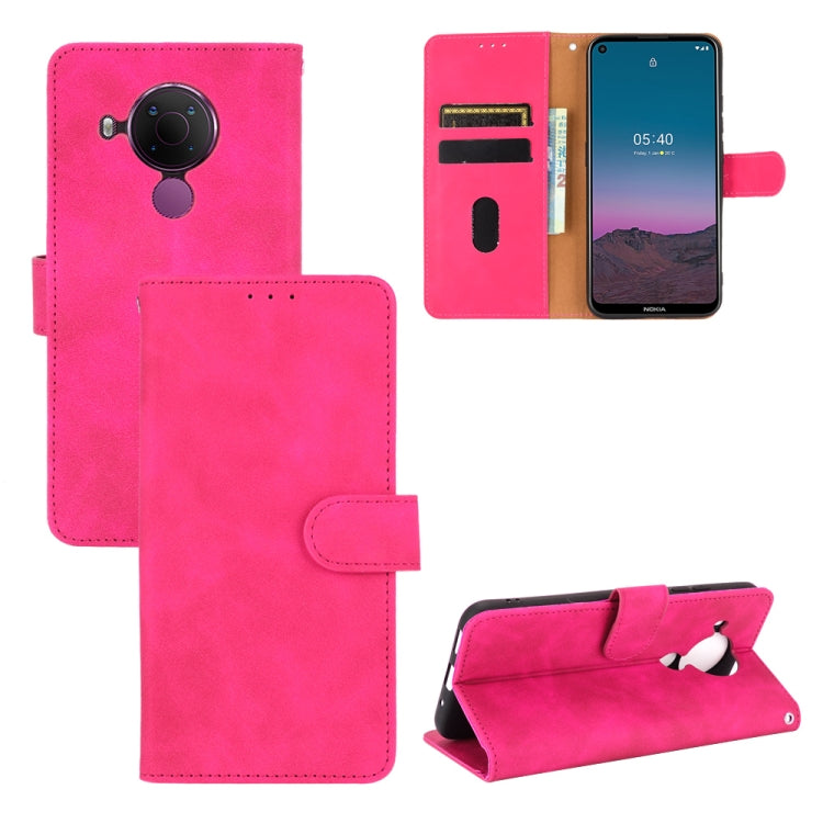 Solid Color Skin Feel Magnetic Buckle Horizontal Flip Calf Texture PU Leather Case with Holder & Card Slots & Wallet, For vivo X60 5G, For Nokia 5.4, For Xiaomi Mi 11, For UMIDIGI A7S