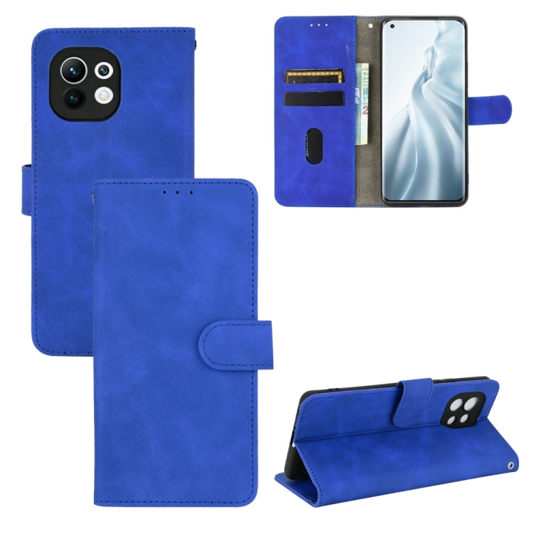 Solid Color Skin Feel Magnetic Buckle Horizontal Flip Calf Texture PU Leather Case with Holder & Card Slots & Wallet, For vivo X60 5G, For Nokia 5.4, For Xiaomi Mi 11, For UMIDIGI A7S
