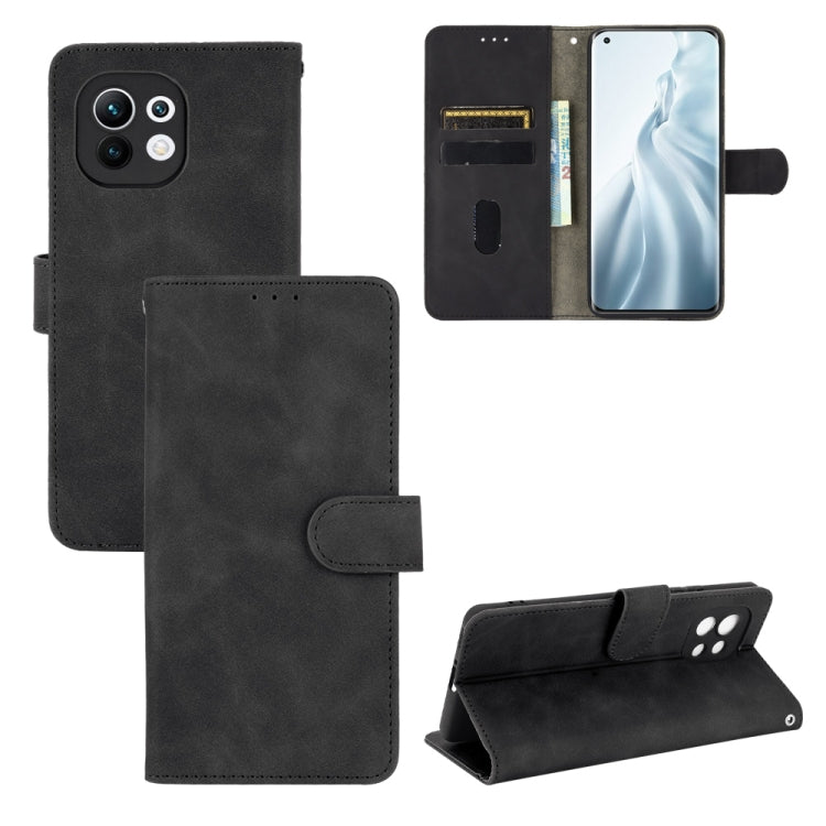 Solid Color Skin Feel Magnetic Buckle Horizontal Flip Calf Texture PU Leather Case with Holder & Card Slots & Wallet, For vivo X60 5G, For Nokia 5.4, For Xiaomi Mi 11, For UMIDIGI A7S