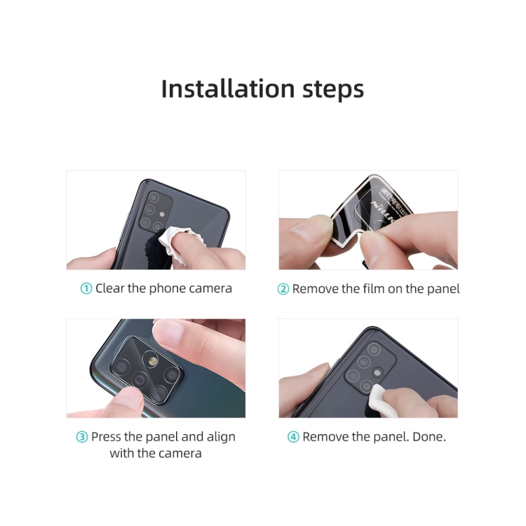 NILLKIN InvisiFilm Series Back Camera Lens Film, For Samsung Galaxy S21 5G, For Samsung Galaxy S21+ 5G