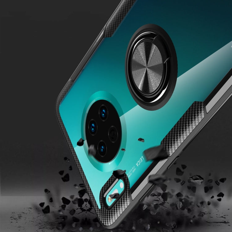 Shockproof TPU + Acrylic Protective Case with Metal Ring Holder, For Huawei Mate 30, For Huawei Mate 30 Pro, For Xiaomi Redmi Note 8