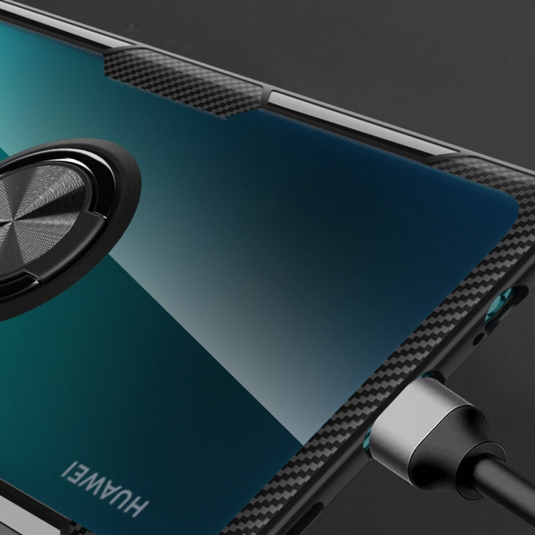 Shockproof TPU + Acrylic Protective Case with Metal Ring Holder, For Huawei Mate 30, For Huawei Mate 30 Pro, For Xiaomi Redmi Note 8