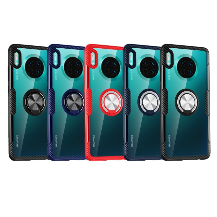 Shockproof TPU + Acrylic Protective Case with Metal Ring Holder, For Huawei Mate 30, For Huawei Mate 30 Pro, For Xiaomi Redmi Note 8