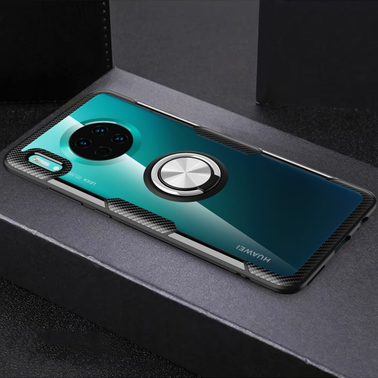 Shockproof TPU + Acrylic Protective Case with Metal Ring Holder, For Huawei Mate 30, For Huawei Mate 30 Pro, For Xiaomi Redmi Note 8