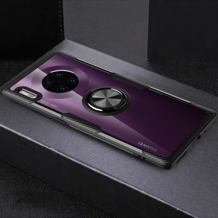 Shockproof TPU + Acrylic Protective Case with Metal Ring Holder, For Huawei Mate 30, For Huawei Mate 30 Pro, For Xiaomi Redmi Note 8