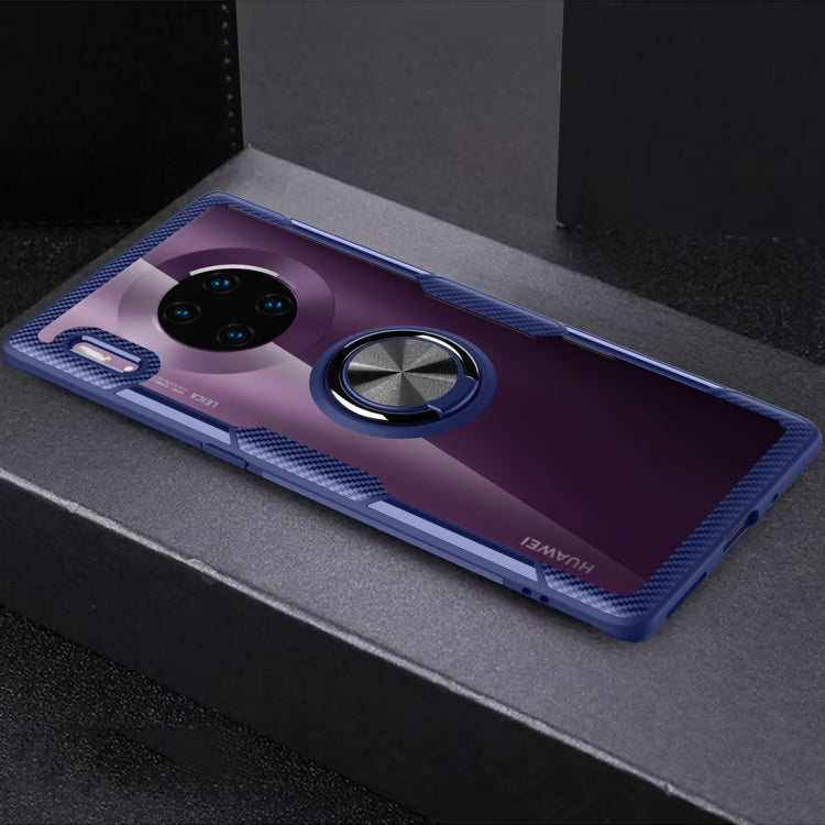 Shockproof TPU + Acrylic Protective Case with Metal Ring Holder, For Huawei Mate 30, For Huawei Mate 30 Pro, For Xiaomi Redmi Note 8