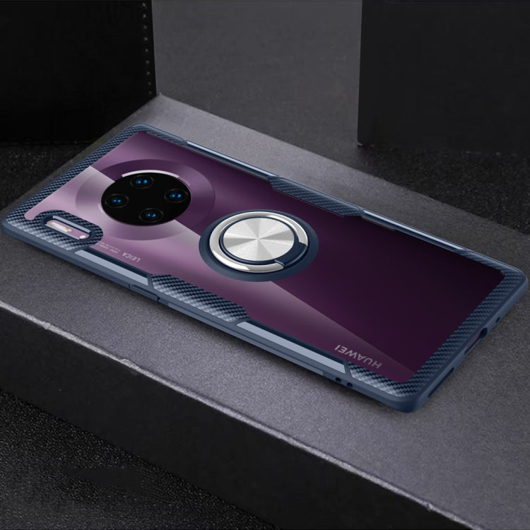 Shockproof TPU + Acrylic Protective Case with Metal Ring Holder, For Huawei Mate 30, For Huawei Mate 30 Pro, For Xiaomi Redmi Note 8