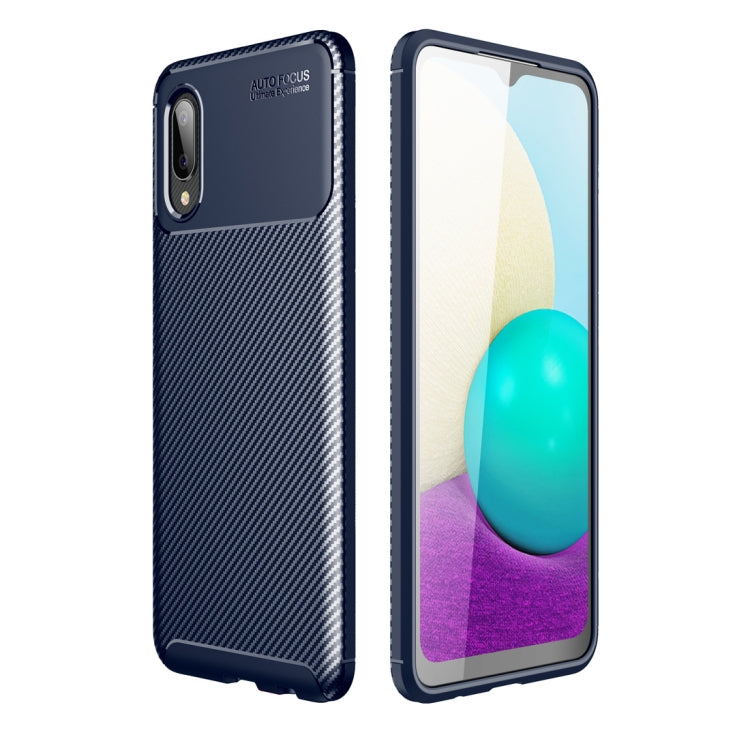 Carbon Fiber Texture Shockproof TPU Case, For OPPO A55 5G, For Motorola Moto G Stylus (2021), For Samsung Galaxy A02