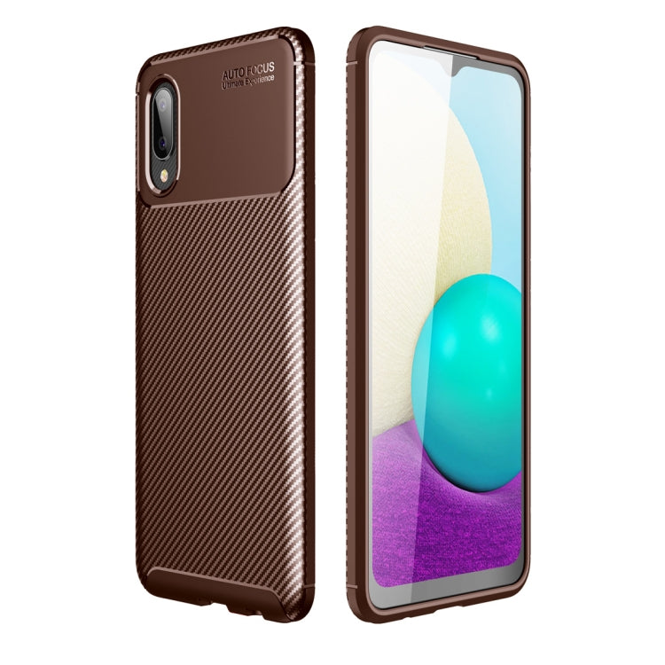 Carbon Fiber Texture Shockproof TPU Case, For OPPO A55 5G, For Motorola Moto G Stylus (2021), For Samsung Galaxy A02