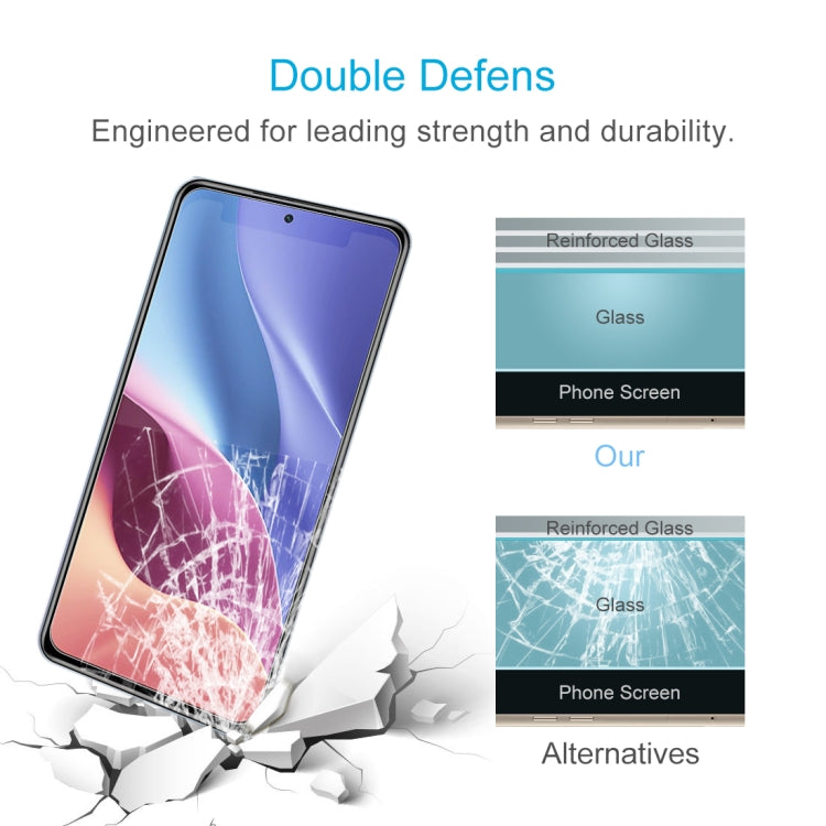 0.26mm 9H Surface Hardness 2.5D Explosion-proof Tempered Glass Non-full Screen Film, For Xiaomi Redmi K40 Pro (1 PCS), For OPPO A55 5G (1 PCS), For Samsung Galaxy A02 (1 PCS)
