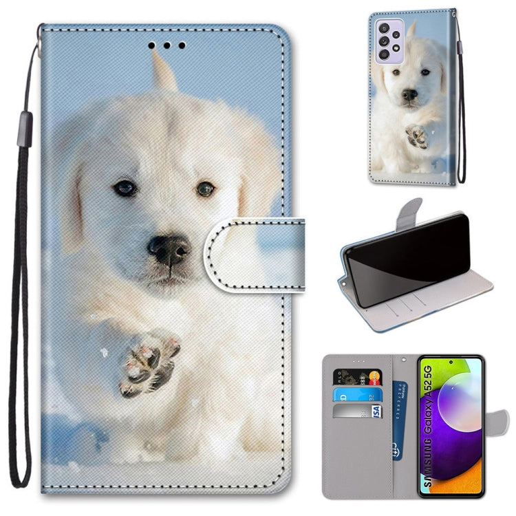 Coloured Drawing Cross Texture Horizontal Flip PU Leather Case with Holder & Card Slots & Wallet & Lanyard, For Samsung Galaxy A52 5G / 4G, For Samsung Galaxy A72 5G / 4G, For Huawei Mate 40 Pro, For Huawei P Smart 2021 / Y7a