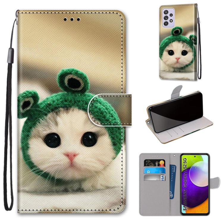 Coloured Drawing Cross Texture Horizontal Flip PU Leather Case with Holder & Card Slots & Wallet & Lanyard, For Samsung Galaxy A52 5G / 4G, For Samsung Galaxy A72 5G / 4G, For Huawei Mate 40 Pro, For Huawei P Smart 2021 / Y7a