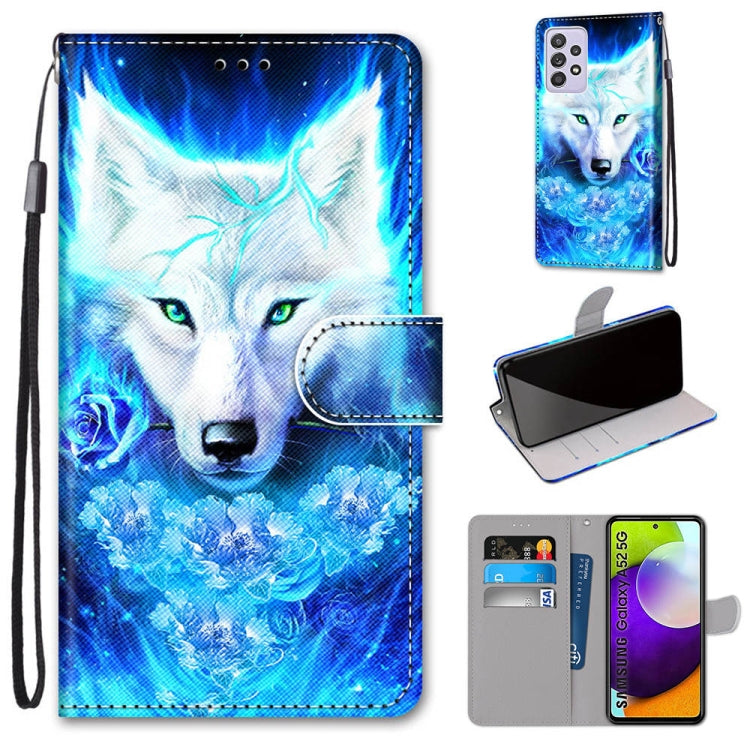 Coloured Drawing Cross Texture Horizontal Flip PU Leather Case with Holder & Card Slots & Wallet & Lanyard, For Samsung Galaxy A52 5G / 4G, For Samsung Galaxy A72 5G / 4G, For Huawei Mate 40 Pro, For Huawei P Smart 2021 / Y7a