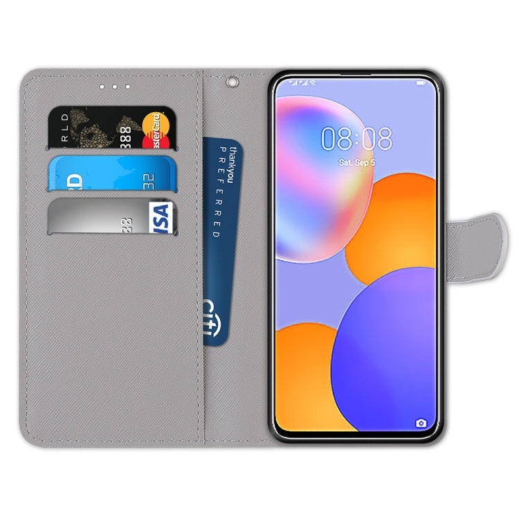 Coloured Drawing Cross Texture Horizontal Flip PU Leather Case with Holder & Card Slots & Wallet & Lanyard, For Huawei Y9a, For Honor 10X Lite, For LG Stylo 7 5G, For Motorola Moto E7