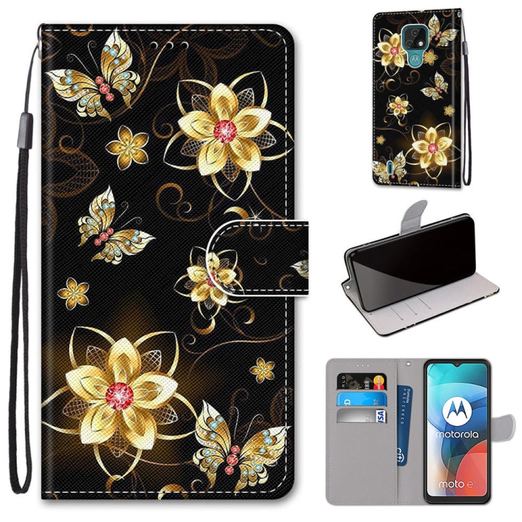 Coloured Drawing Cross Texture Horizontal Flip PU Leather Case with Holder & Card Slots & Wallet & Lanyard, For Huawei Y9a, For Honor 10X Lite, For LG Stylo 7 5G, For Motorola Moto E7