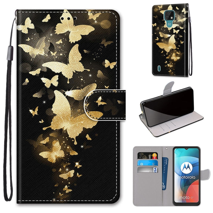 Coloured Drawing Cross Texture Horizontal Flip PU Leather Case with Holder & Card Slots & Wallet & Lanyard, For Huawei Y9a, For Honor 10X Lite, For LG Stylo 7 5G, For Motorola Moto E7