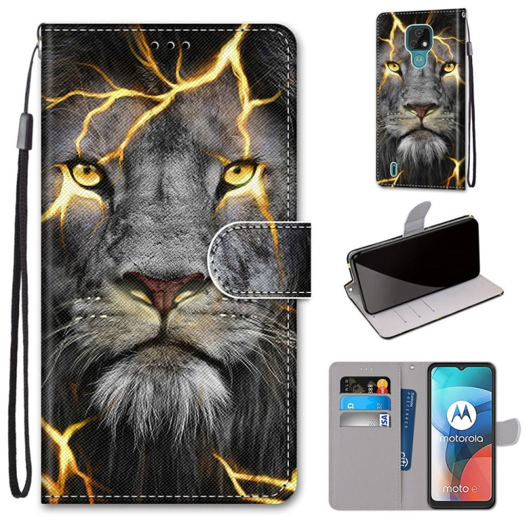 Coloured Drawing Cross Texture Horizontal Flip PU Leather Case with Holder & Card Slots & Wallet & Lanyard, For Huawei Y9a, For Honor 10X Lite, For LG Stylo 7 5G, For Motorola Moto E7