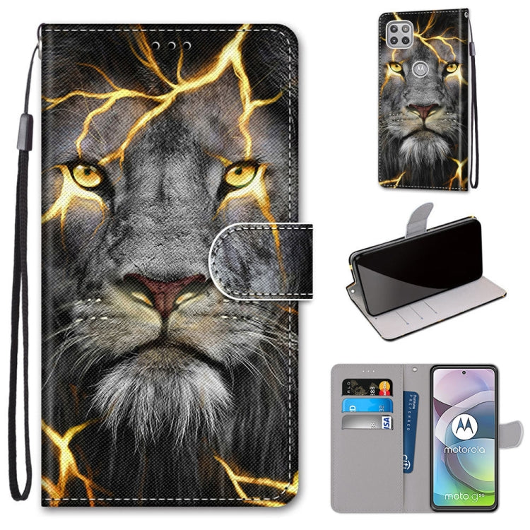 Coloured Drawing Cross Texture Horizontal Flip PU Leather Case with Holder & Card Slots & Wallet & Lanyard, For Motorola Moto G 5G, For Motorola Moto G 5G Plus, For OPPO A52 / A92 / A72, For Alcatel 1L (2021)