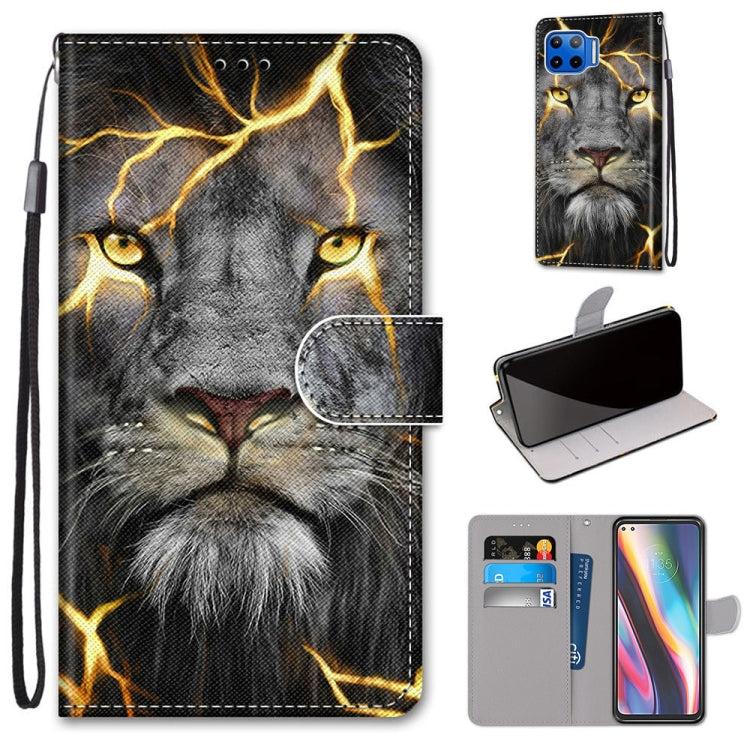 Coloured Drawing Cross Texture Horizontal Flip PU Leather Case with Holder & Card Slots & Wallet & Lanyard, For Motorola Moto G 5G, For Motorola Moto G 5G Plus, For OPPO A52 / A92 / A72, For Alcatel 1L (2021)
