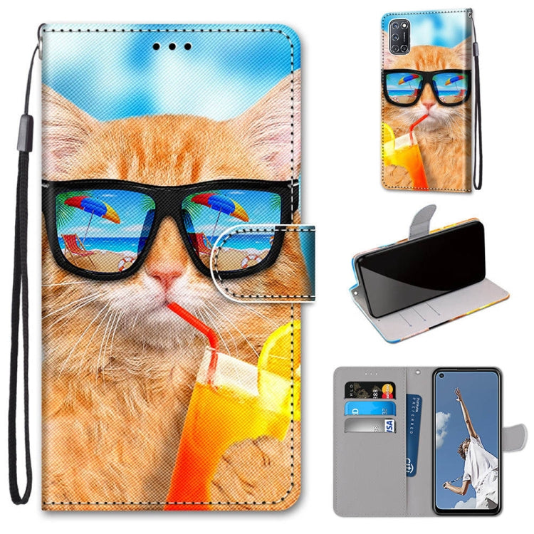 Coloured Drawing Cross Texture Horizontal Flip PU Leather Case with Holder & Card Slots & Wallet & Lanyard, For Motorola Moto G 5G, For Motorola Moto G 5G Plus, For OPPO A52 / A92 / A72, For Alcatel 1L (2021)
