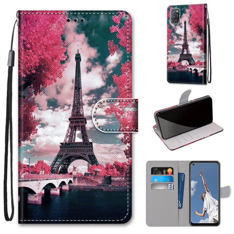 Coloured Drawing Cross Texture Horizontal Flip PU Leather Case with Holder & Card Slots & Wallet & Lanyard, For Motorola Moto G 5G, For Motorola Moto G 5G Plus, For OPPO A52 / A92 / A72, For Alcatel 1L (2021)